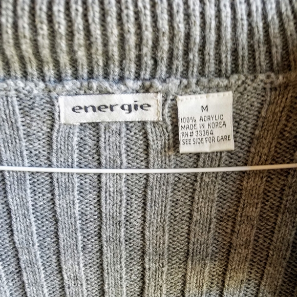 Gray cardigan sweater - Picture 4 of 4